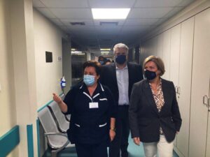 Στο Νοσοκομείο Κυπαρισσίας η αναπλ. Υπουργός Υγείας Μίνα Γκάγκα 6