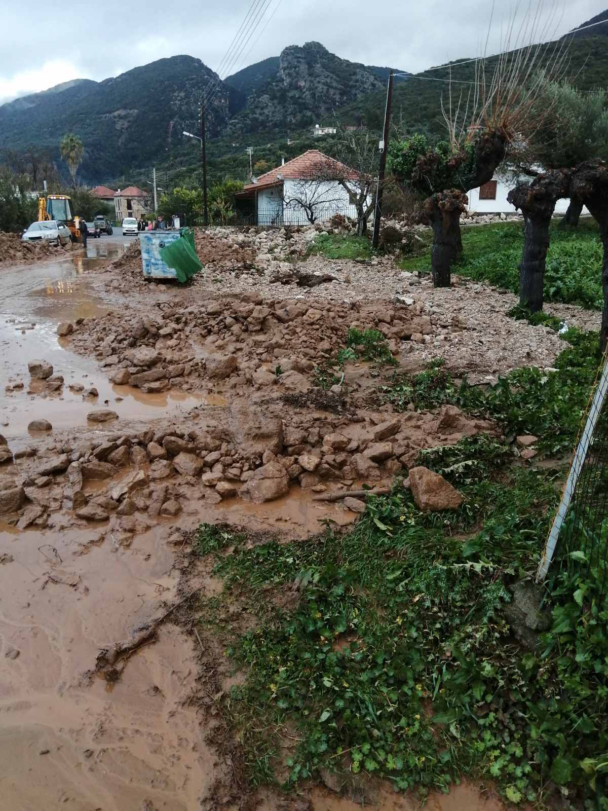 Ζημιές στην άνω Μεσσηνία από την βροχόπτωση της νύχτας 21