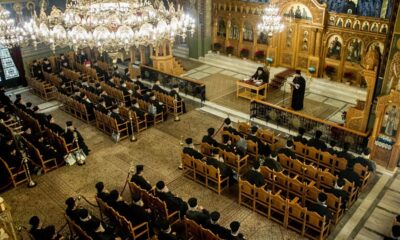 ιερατική σύναξη στη μητρόπολη μεσσηνίας και κοπή πρωτοχρονιάτικης πίτας των κληρικών 30