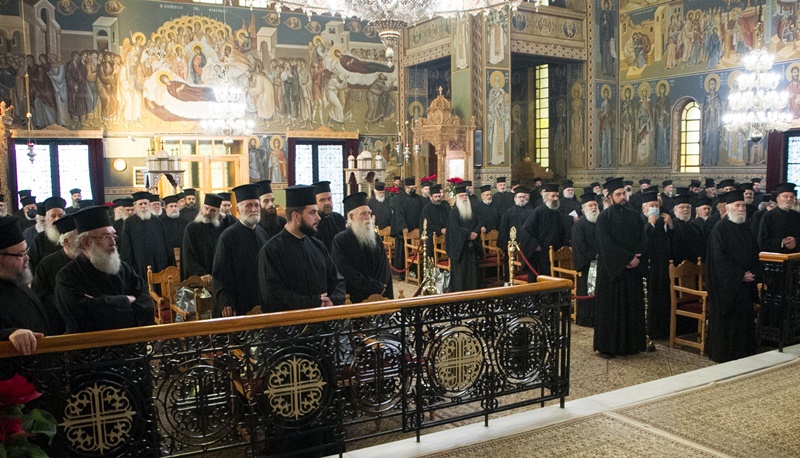 Ιερατική Σύναξη στη Μητρόπολη Μεσσηνίας και κοπή πρωτοχρονιάτικης πίτας των Κληρικών 11