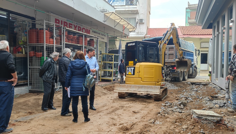 Ξεκίνησαν οι εργασίες ανάπλασης του Ανοιχτού Κέντρου Εμπορίου Δήμου Μεσσήνης 7