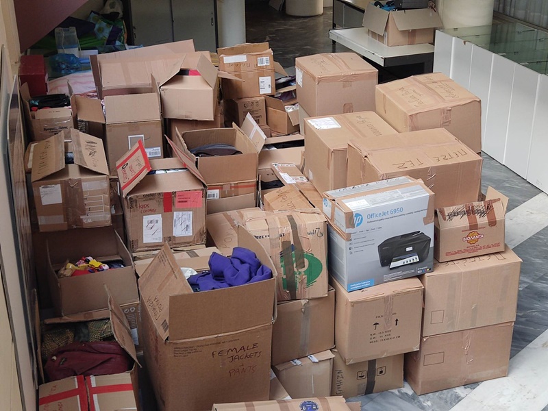 Καλαμάτα: Πάνω από 700 κιβώτια ειδών πρώτης ανάγκης συγκεντρώθηκαν για τους σεισμόπληκτους 10