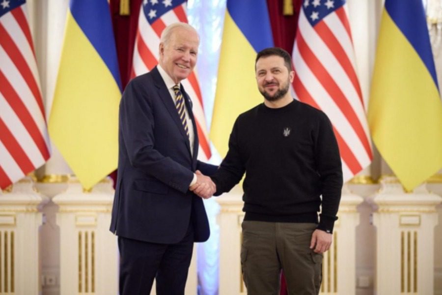 Επίσκεψη ‑ έκπληξη του Τζο Μπάιντεν στην Ουκρανία 1