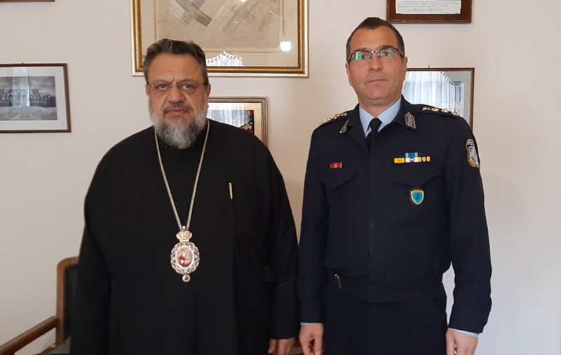 Επίσκεψη στον Μητροπολίτη Μεσσηνίας ο νέος Διευθυντής Αστυνομίας κ. Δημήτριος Ροΐδης 3