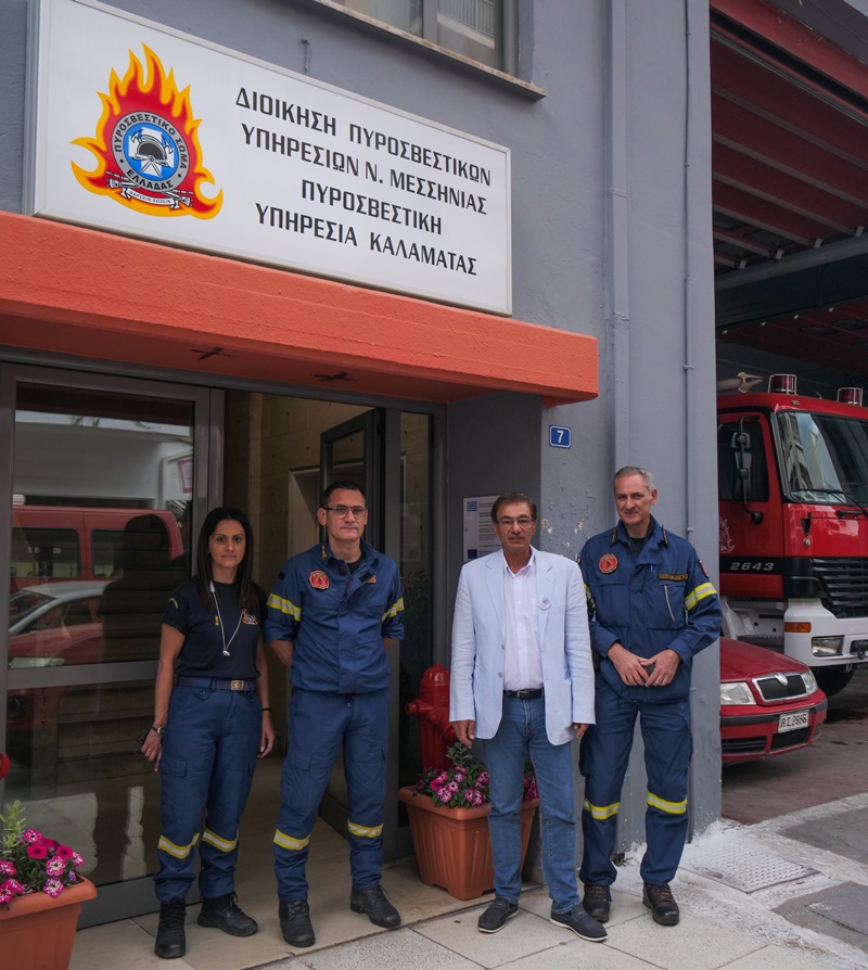 Επίσκεψη του υπ. βουλευτή της ΕΛΛΗΝΙΚΗΣ ΛΥΣΗΣ Στάθη Παπαδόπουλου στην Πυροσβεστική Υπηρεσία Καλαμάτας 6