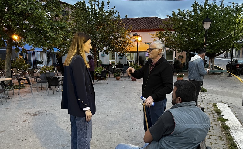 Η υποψήφια Βουλευτής Μεσσηνίας Μαριλένα Γυφτέα σε Αμφιθέα, Εύα, Τρίοδο και Ανδρούσα 1