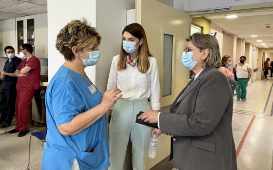 Το Νοσοκομείο Καλαμάτας επισκέφθηκε η Υποψήφια Βουλευτής Μεσσηνίας Μαριλένα Γυφτέα