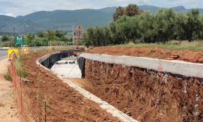 Σε εξέλιξη το μεγάλο αντιπλημμυρικό έργο ανατολικά της Καλαμάτας 41