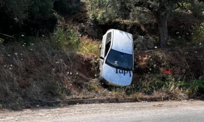 Απίστευτο τροχαίο στους Γαργαλιάνους ‑ Τον «πήρε» η κατηφόρα 8