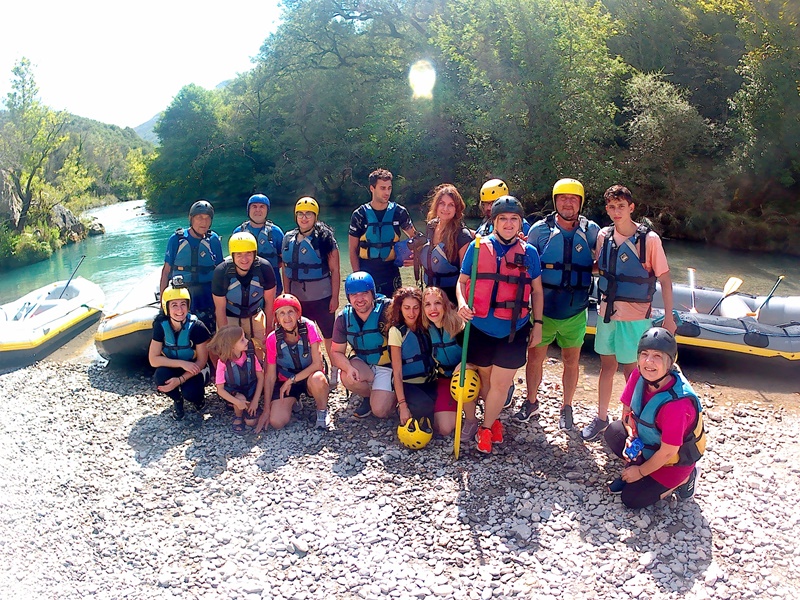 Σ.Π.Ο.Κ. ''Ο Ευκλής'': Rafting στον Λούσιο ποταμό και Rappel στο γεφύρι της Καρύταινας 8