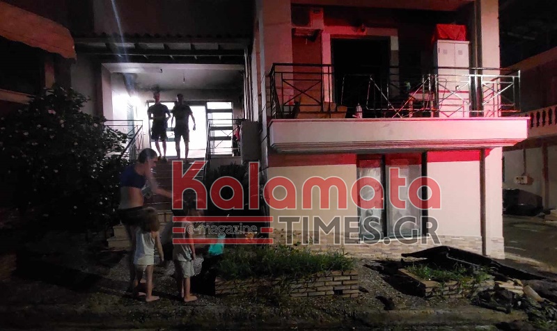 Φωτιά σε σπίτι στην Καλαμάτα – Κινδύνεψαν γονείς και τα δυο μικρά παιδιά τους 9