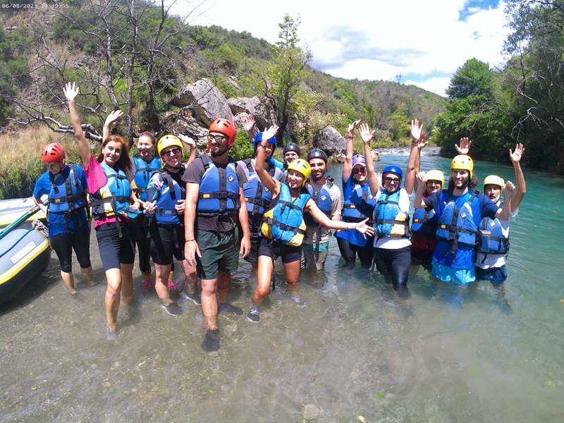 Σ.Π.Ο.Κ. ''Ο Ευκλής'': Rafting στον Λούσιο ποταμό και Rappel στο γεφύρι της Καρύταινας 3