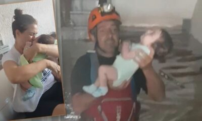 Βίντεο: Αντρας της ΕΜΑΚ βγάζει βρέφος από πλημμυρισμένο σπίτι στη Θεσσαλία 21