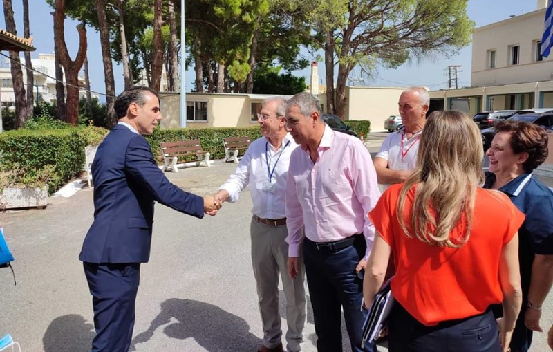 Επίσκεψη του Υφυπουργού Υγείας, Μάριου Θεμιστοκλέους στη Νοσηλευτική Μονάδα Κυπαρισσίας 8