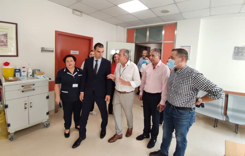 Επίσκεψη του Υφυπουργού Υγείας, Μάριου Θεμιστοκλέους στη Νοσηλευτική Μονάδα Κυπαρισσίας 7