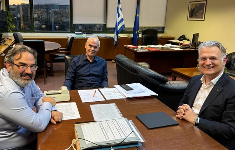 Συνάντηση του Δημήτρη Πτωχού με τον Υφυπουργό Περιβάλλοντος και Ενέργειας Νίκο Ταγαρά 3