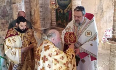 Ο Μεσσηνίας Χρυσόστομος στον βυζαντινό ναό της Σαμαρίνας Μεσσηνίας 49