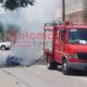 Τροχαίο στη Λακωνικής - Μηχανή «τυλίχθηκε» στις φλόγες 77