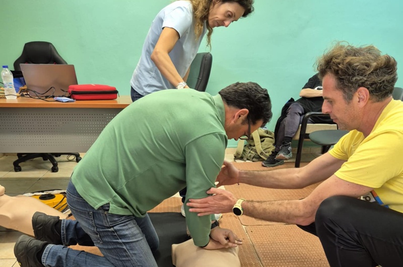 Εκπαίδευση στις πρώτες βοήθειες για εργαζόμενους στο τμήμα Αθλητισμού του Δήμου Καλαμάτας 5