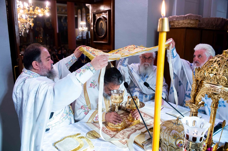 Ο Μεσσηνίας Χρυσόστομος στην Ανάληψη Καλαμάτας 9