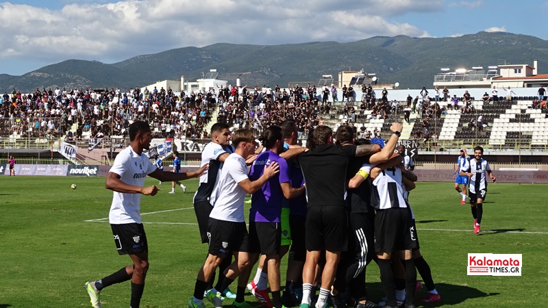 Καλαμάτα - Αιγάλεω 1-1: «Γκέλα» στην έδρα και πρώτη απώλεια βαθμών για τη Μαύρη Θύελλα 11