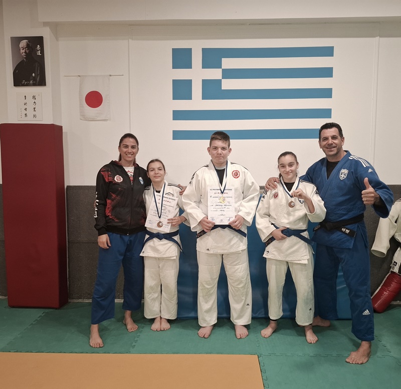 Δυναμική παρουσία του «Ολυμπιονίκη Καλαμάτας» στο 4ο Διεθνές Τουρνουά Τζούντο Λάρισας 2025 4