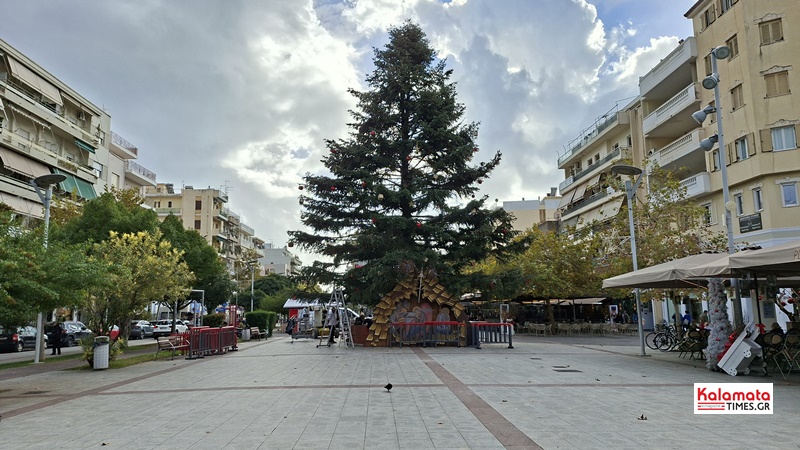 Το Σάββατο το απόγευμα η φωταγώγηση του Χριστουγεννιάτικου δέντρου στην Καλαμάτα 1