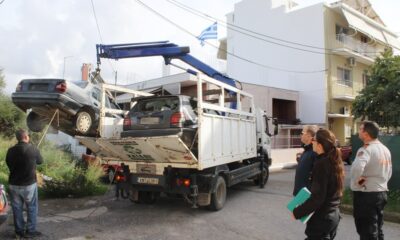 Ξεκίνησε η απομάκρυνση εγκαταλελειμμένων οχημάτων στη Μεσσήνη 6