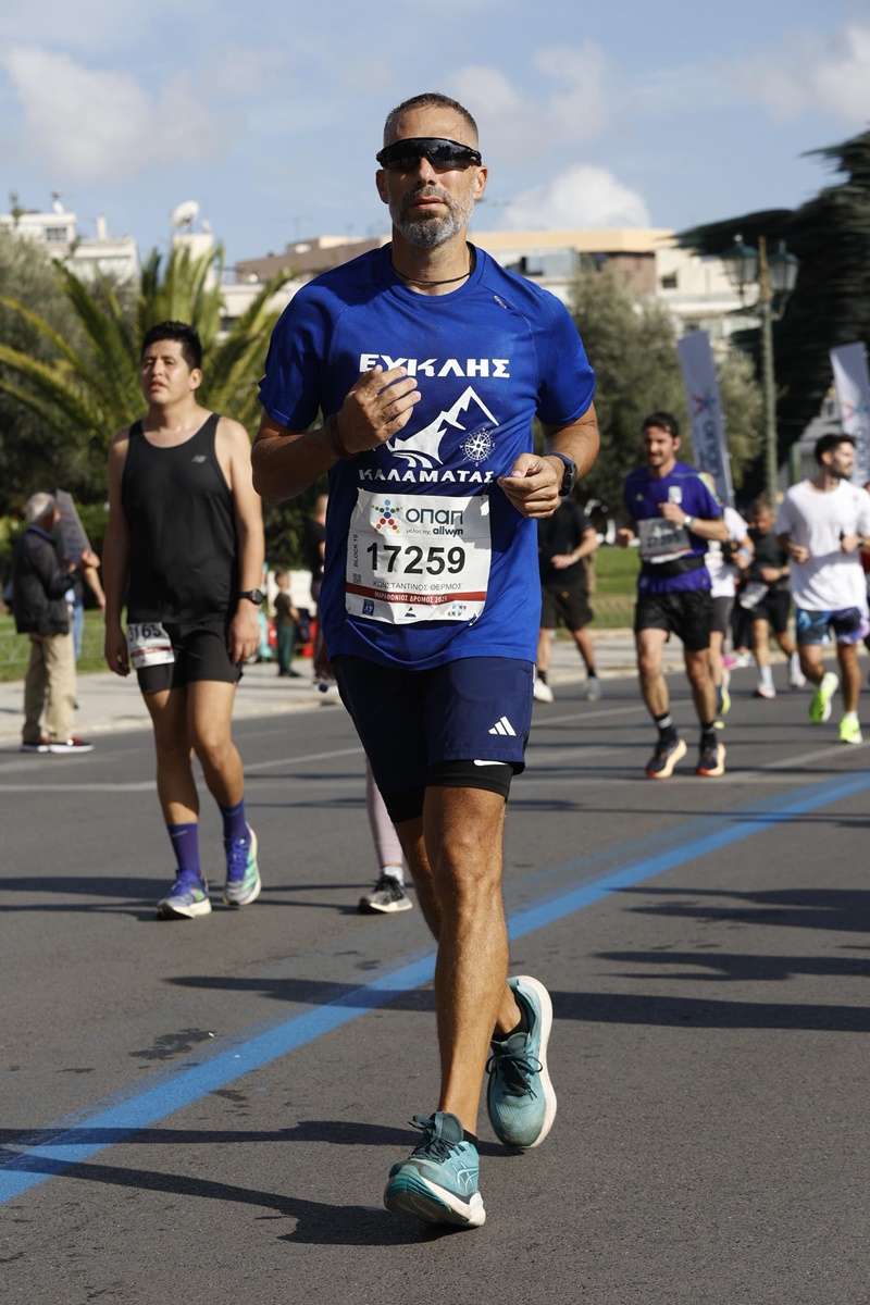 Ο Κωνσταντίνος Θερμός του «Ευκλή» τερμάτισε με επιτυχία στον 42ο Αυθεντικό Μαραθώνιο της Αθήνας 7