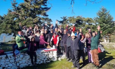 Ο Σ.Π.Ο.Κ. ''Ο Ευκλής'' καλωσόρισε το νέο έτος στο Λυκούρειο όρος 8