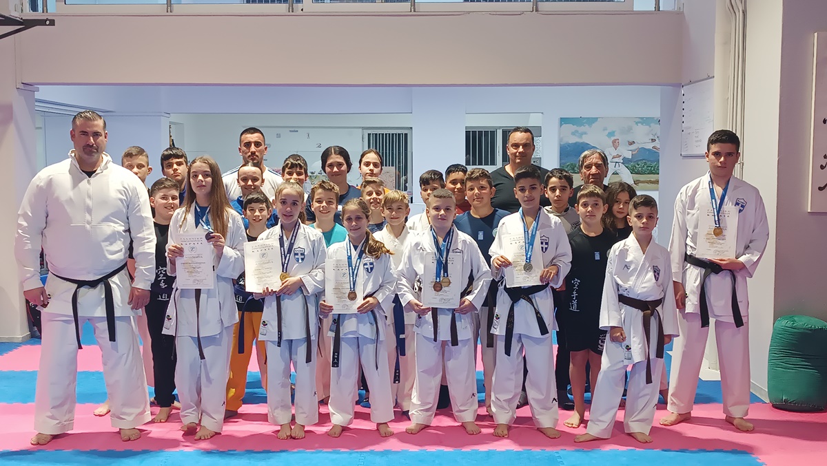 7 μετάλλια και 9 προκρίσεις για τον Παμμεσσηνιακό στο Πανελλήνιο Πρωτάθλημα Καράτε 9