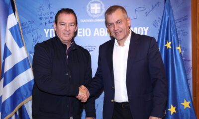 Ο Γιώργος Πρασσάς στον Υπουργό Αθλητισμού Γιάννη Βρούτση 8