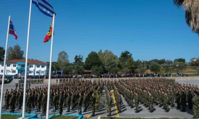 Τελετή ορκωμοσίας με 884 νεοσύλλεκτους η Α’ ΕΣΣΟ 2026 στο Στρατόπεδο της Καλαμάτας 24