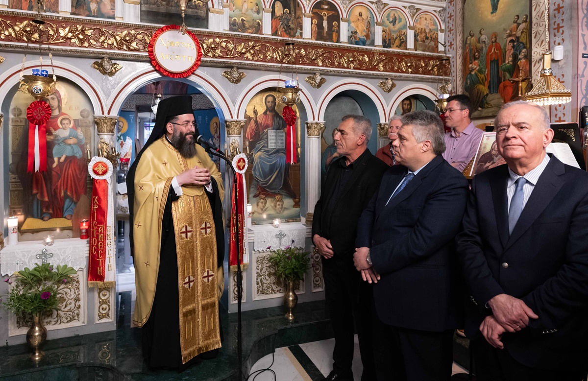 Πλήθος πιστών στον Εσπερινό της Ζωοδόχου Πηγής στην Σγράπα Μεσσηνίας 11