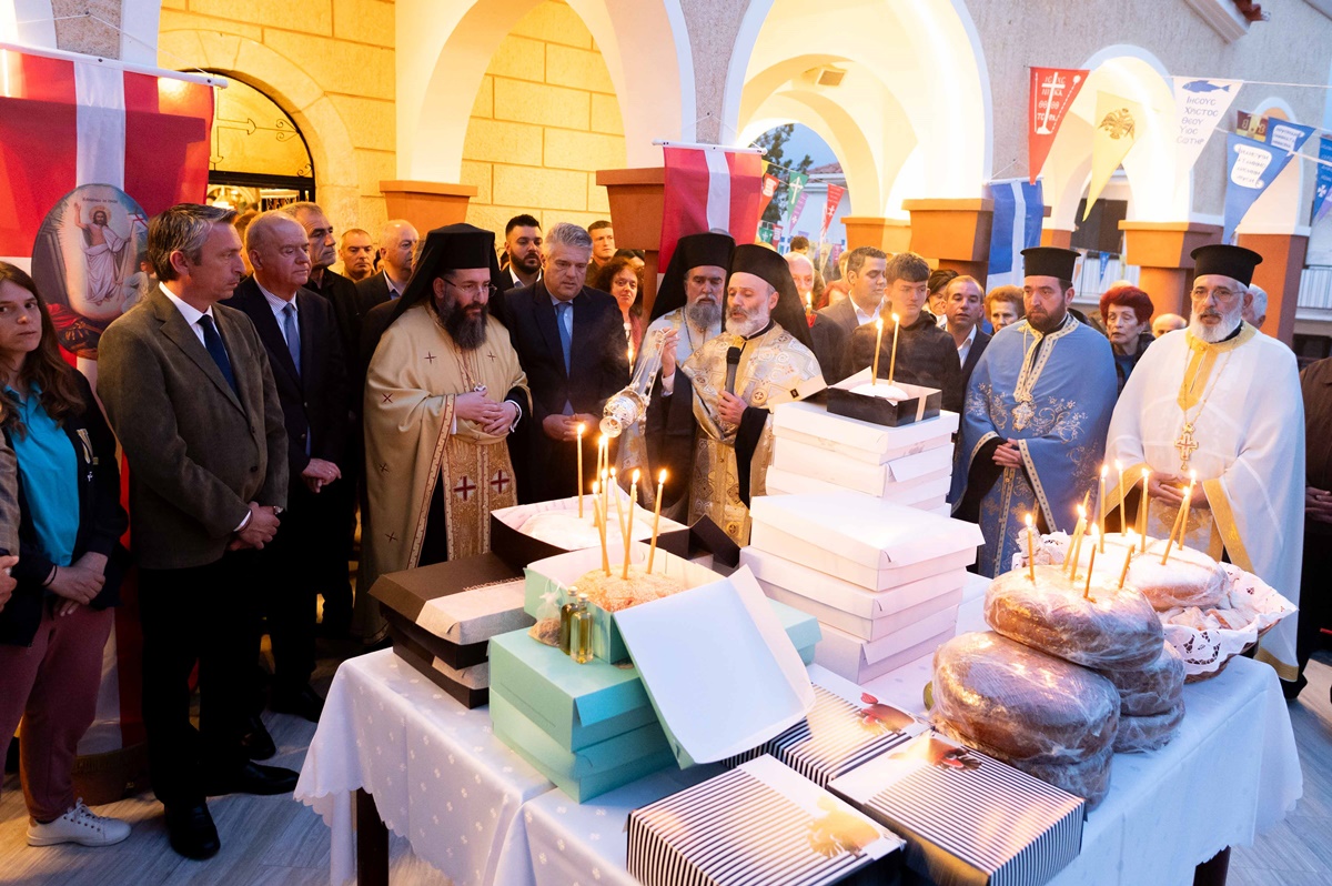 Πλήθος πιστών στον Εσπερινό της Ζωοδόχου Πηγής στην Σγράπα Μεσσηνίας 13