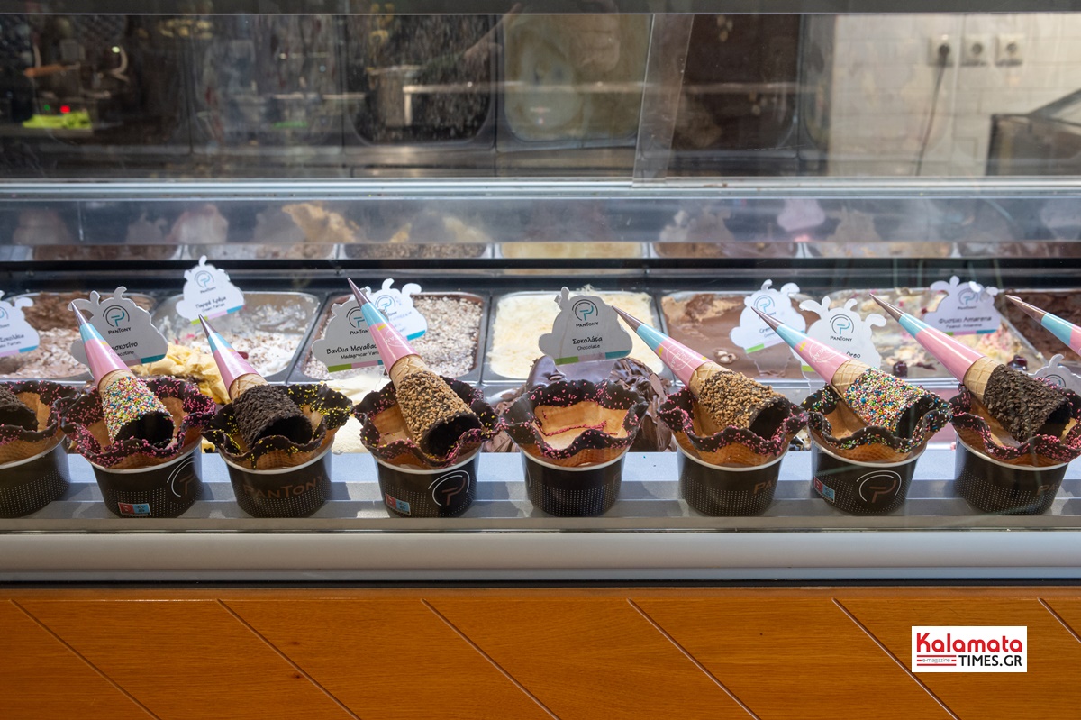 Pantony Cafe & Gelato: Το πρώτο παγωτό της χρονιάς με θέα θάλασσα στην Καλαμάτα 13
