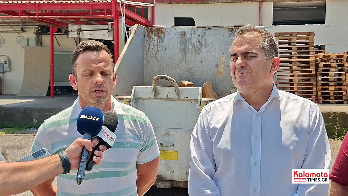 Νέα εποχή για την ανακύκλωση στην Κεντρική Αγορά Καλαμάτας με την τοποθέτηση press container 8