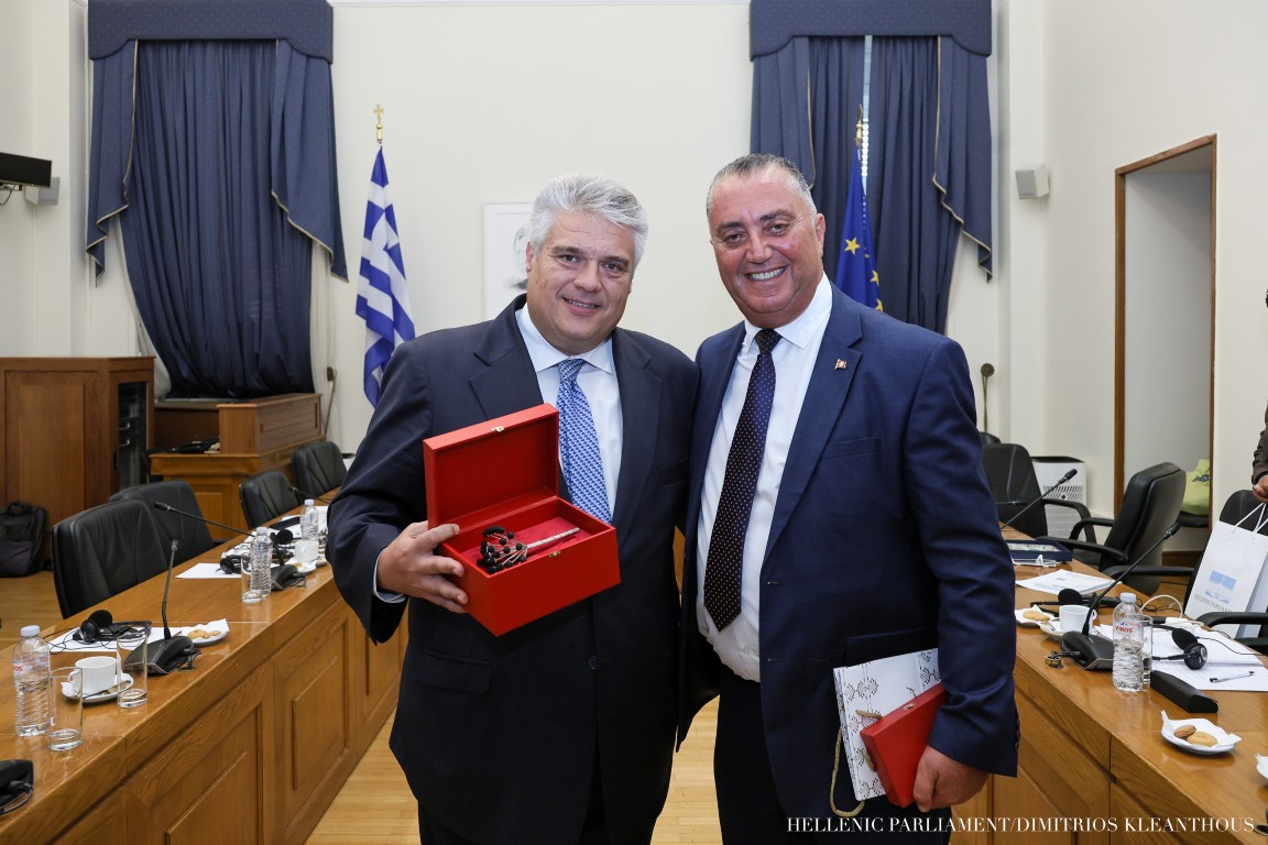 Συνάντηση του Μίλτου Χρυσομάλλη με αντιπροσωπεία της Συνέλευσης των Αντιπροσώπων της Τυνησίας 11