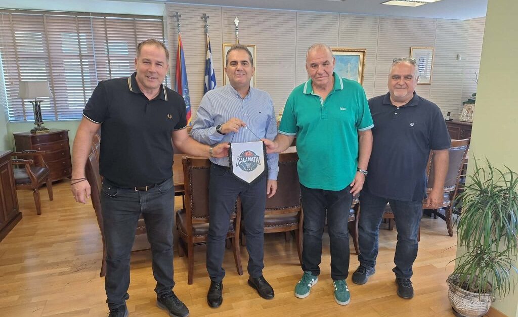 «Μία πόλη, μία ομάδα»: Η νέα Kalamata Basket παρουσίασε το όραμά του στον Δήμαρχο Καλαμάτας 3