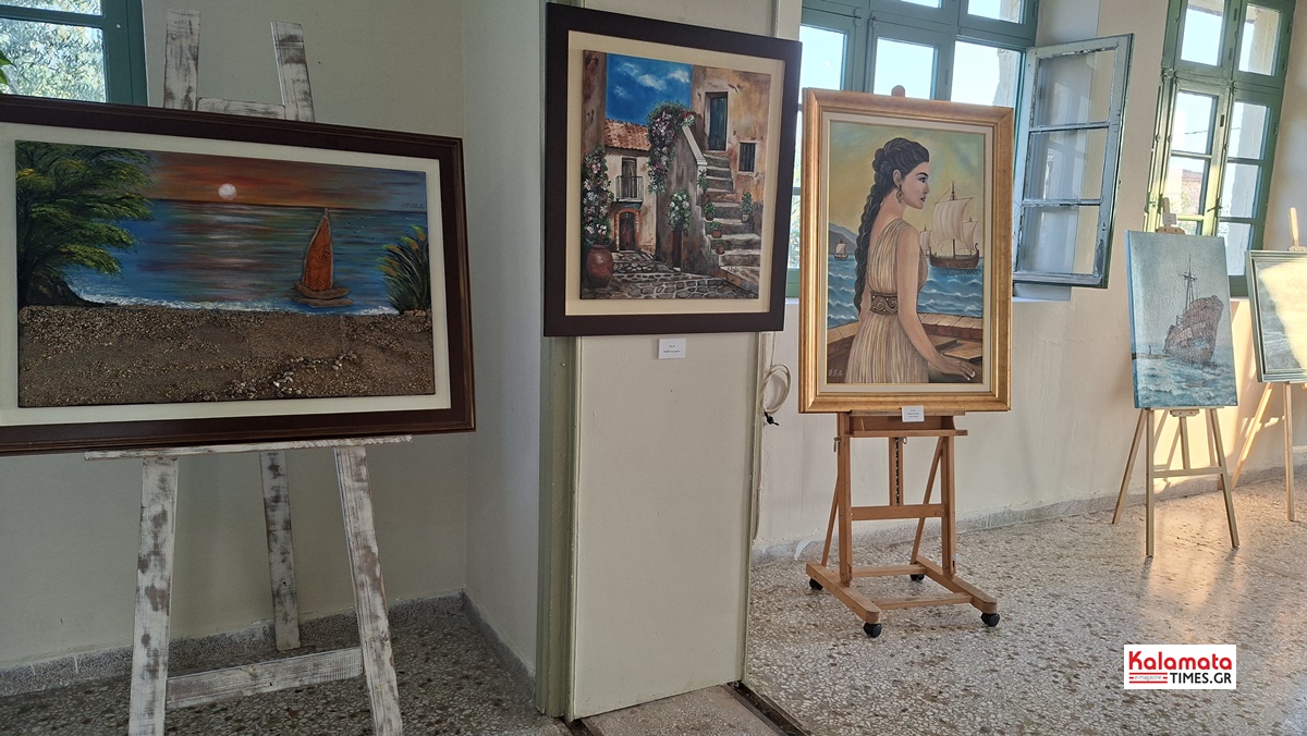 Η Καρδαμύλη υποδέχθηκε την έκθεση ζωγραφικής της Βλασούλας Βέβε 45