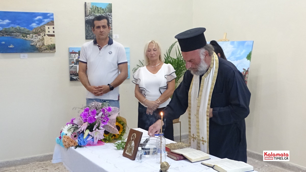 Η Καρδαμύλη υποδέχθηκε την έκθεση ζωγραφικής της Βλασούλας Βέβε 57