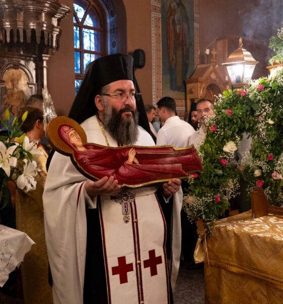 Με λαμπρότητα η εορτή της Κοιμήσεως της Θεοτόκου στα Λέικα Καλαμάτας – Πλήθος πιστών στη λιτάνευση του Επιταφίου 1