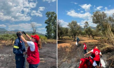 «Στη μάχη» της φωτιάς στο Αριοχώρι ο Ερυθρός Σταυρός Καλαμάτας – Πρώτες Βοήθειες και στήριξη στους πυροσβέστες 15